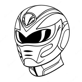 Bunte Power Ranger Maske Ausmalbild 63450-52509