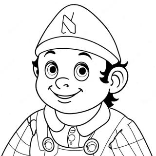 Noddy Ausmalbild 63559-52588