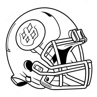 Ausmalbild Des Steelers Maskottchens 6355-5079