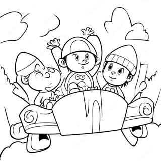 Noddy Und Freunde Abenteuer Ausmalbild 63560-52601