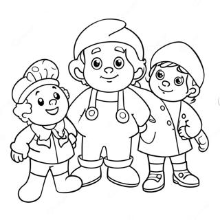 Noddy Und Freunde Abenteuer Ausmalbild 63560-52602