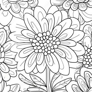 Chrysanthemenblume Ausmalbild 63629-52643