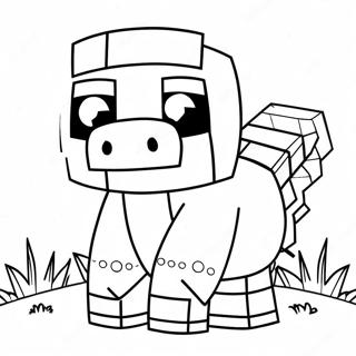 Minecraft Piglin Ausmalbilder