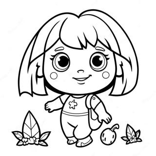 Dora Halloween Ausmalbild 63849-52816