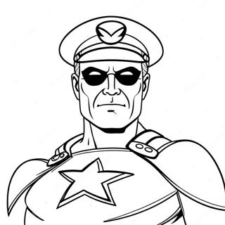 Captain Man Ausmalbild 64149-53049