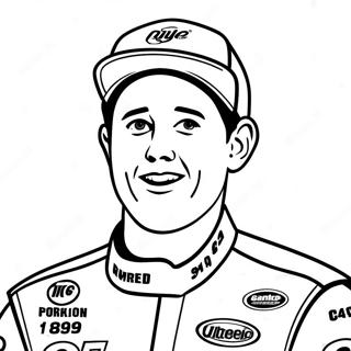 Kyle Busch Im Siegerkreis Ausmalbild 64170-53078