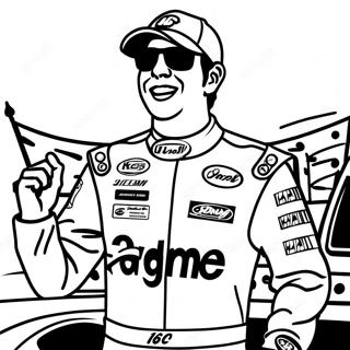 Kyle Busch Im Siegerkreis Ausmalbild 64170-53080