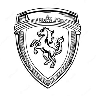 Ferrari Logo Ausmalbild 641-509