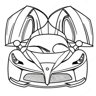 Laferrari Ferrari Ausmalbilder