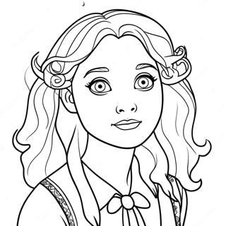 Harry Potter Luna Lovegood Ausmalbilder