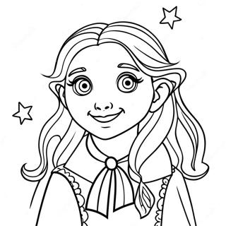 Luna Lovegood Magische Kreaturen Ausmalbild 64349-53211