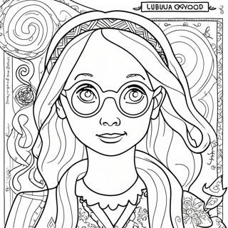 Luna Lovegood Quibbler Magazin Ausmalbild 64350-53215