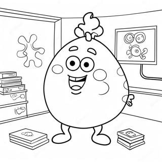 Mrs Puff In Ihrem Klassenzimmer Ausmalbild 64401-53241