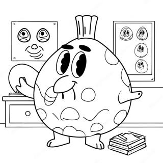 Mrs Puff In Ihrem Klassenzimmer Ausmalbild 64401-53242