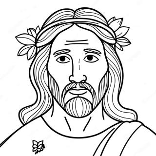 Jesus Lebt Ausmalbild 64410-53254