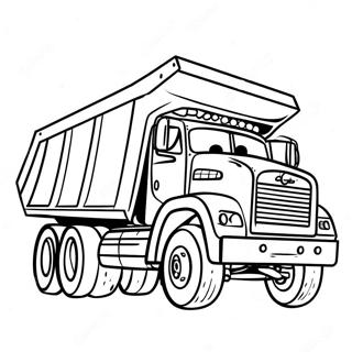 Kipp Lkw In Aktion Ausmalbild 64421-53267