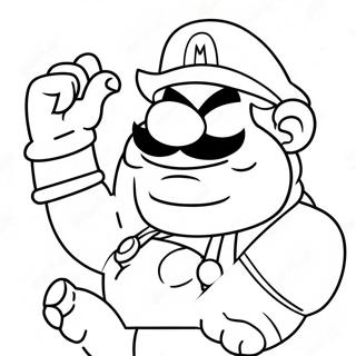 Wario Ausmalbild 6444-5241