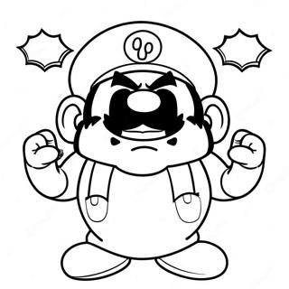 Wario Ausmalbild 6444-5242