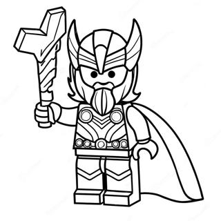 Lego Thor Ausmalbilder