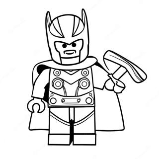 Lego Thor Mit Hammer Ausmalbild 64531-53355