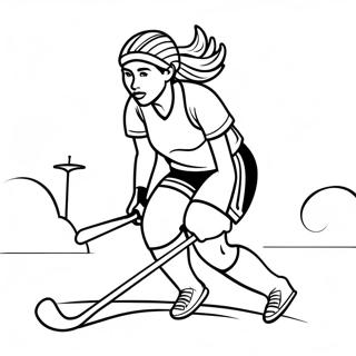 Feldhockey Ausmalbild 64780-53550