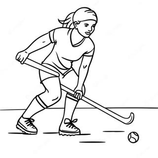 Feldhockey Ausmalbild 64780-53551