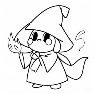 Ralsei Mit Magischen Kraften Ausmalbild 64891-53642