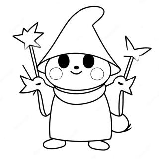 Ralsei Mit Magischen Kraften Ausmalbild 64891-53643