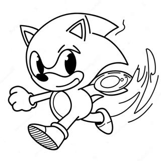 Sonic Der Igel Beim Rasen Ausmalbild 64931-53670