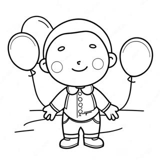 Riley Mit Bunten Ballons Ausmalbild 65071-53785