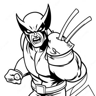 Wolverine Kind Ausmalbild 65090-53794