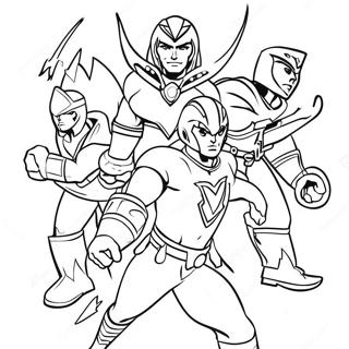 Spirit Rangers Ausmalbild 65100-53807