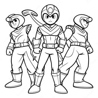 Spirit Rangers Team Abenteuer Ausmalbild 65101-53815