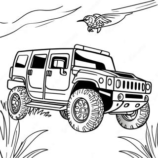 Hummer Ausmalbilder