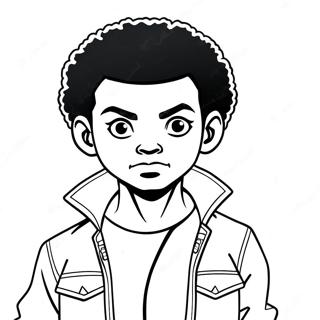 Huey Freeman Boondocks Ausmalbild 6525-5311