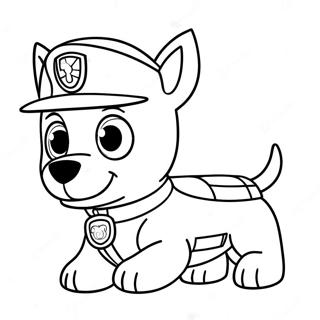 Tracker Paw Patrol Ausmalbild 65370-54020