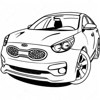 Sportlicher Kia Auto Ausmalbild 65381-54025