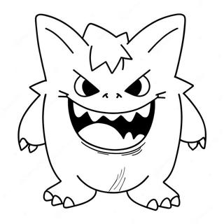 Gengar Ausmalbild 6554-5332