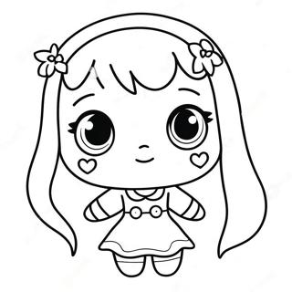 Kawaii Chibi Ausmalbild 65590-54192