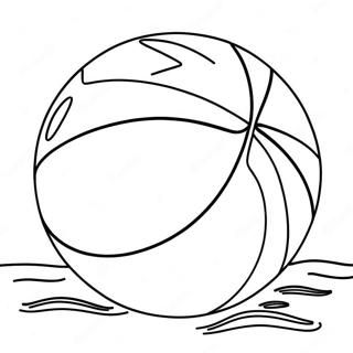 Strandball Ausmalbild 6574-5347