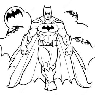 Batman Halloween Ausmalbild 65770-54328