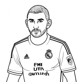 Benzema Ausmalbild 66010-54527