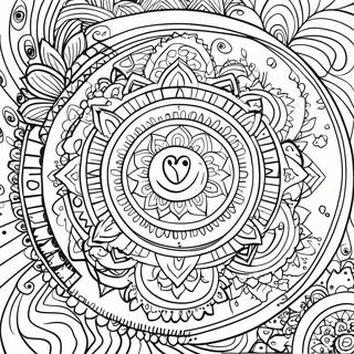 Trippy Chakra Mandala Ausmalbild 66070-54564