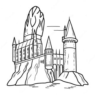 Hogwarts Schloss Ausmalbild 66091-54587