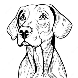 Weimaraner Hund Ausmalbild 66440-54895