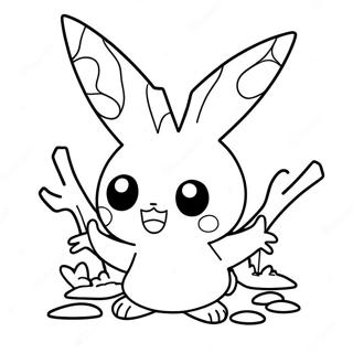 Mimikyu Ausmalbild 66580-54974