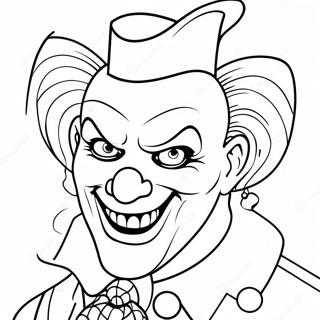 Gangster Gruseliger Clown Ausmalbild 66600-55011