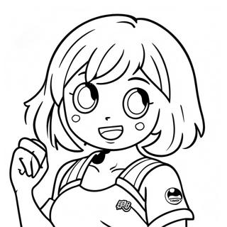 Uraraka Ausmalbilder