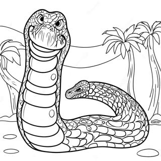 Titanoboa Ausmalbilder