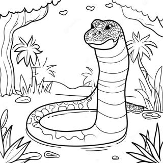 Titanoboa Ausmalbilder